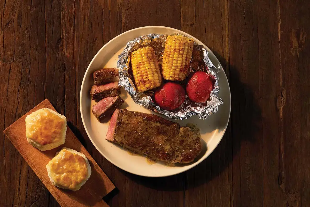 Campfire Steak Lunch 1